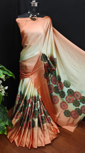 daeneyrys unstitched satin blouse material printed