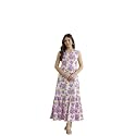 Daevish New Rayon Floral Printed Sleeveless Fit