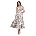 Daevish New Rayon Floral Printed Sleeveless Fit