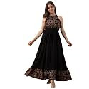 Daevish Women39s Rayon Fit and Flare Maxi