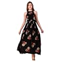 Daevish Women39s Rayon Fit and Flare Maxi
