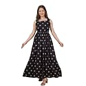 Daevish Women39s Rayon Fit and Flare Maxi
