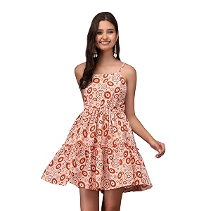 Daevish Womens Skater Knee Length Dress