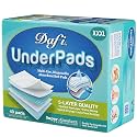 DAFI Disposable Incontinence Bed Pads, 36”x 36”(160 Count) Thick Underpads, Effective Odor Control Pee Pads, Chucks Pads, Protection for Elderly, Adults, Babies, Pack of 4