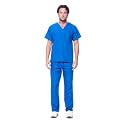 Dagacci Medical Uniform® Men's V-Neck Cargo Scrubs