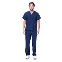 Dagacci Medical Uniform® Men's V-Neck Cargo Scrubs