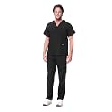 Dagacci Medical Uniform® Men's V-Neck Cargo Scrubs
