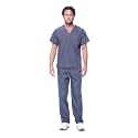 Dagacci Medical Uniform® Men's V-Neck Cargo Scrubs