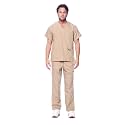 Dagacci Medical Uniform® Men's V-Neck Cargo Scrubs
