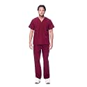 Dagacci Medical Uniform® Men's V-Neck Cargo Scrubs