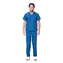 Dagacci Medical Uniform® Men's V-Neck Cargo Scrubs
