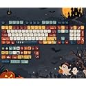 dagaladoo PBT Keyboard Keycaps, Colorful MOA keycaps,Halloween Theme