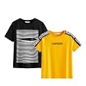 Dagcros Boy's Full Sleeve Printed Cotton Hooded T-Shirts, Combo-BD5+BD6