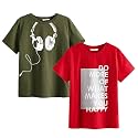 Dagcros Boy39s Half Sleeve Round Neck Cotton
