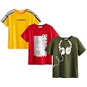 Dagcros Boy39s Half Sleeve Round Neck Cotton