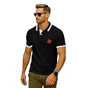 Dagcros Classic Men39s Polo T-Shirt with White