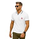 Dagcros Classic Men39s Polo T-Shirt with White