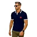 Dagcros Classic Men39s Polo T-Shirt with White