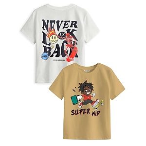 Dagcros Half Sleeve Round Neck Cotton Tshirt