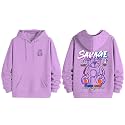 Dagcros Hoodies Printed Fleece Lined Sweatshirts Casual