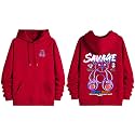 Dagcros Hoodies Printed Fleece Lined Sweatshirts Casual