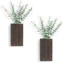 Dahey 2 PCS Wall Planter Vase with Fake Plants for Farmhouse Wall Art Decor