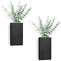 Dahey 2 PCS Wall Planter Vase with Fake Plants for Farmhouse Wall Art Decor