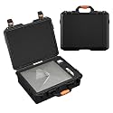 DAIERTEK Starlink Mini Hard Travel Case, Waterproof &amp; Portable Protective Black Starlink Mini Carrying Case, Includes precision-cut foam, a TSA lock, and a charging port for travel and camping