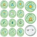 Daifunli Camping Bachelor Party Merit Badges, Camp Themed Pins with Titles for Bachelorette Party Favor Last Trail Before The Veil Gifts Camping Bridal Showers Accessories