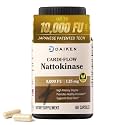 DAIKEN Nattokinase 5000 FU for Healthy Circulation, Non-GMO, 60 Capsules