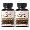 DAIKEN Nattokinase 5000 FU for Healthy Circulation, 60 Capsules (2 Packs)