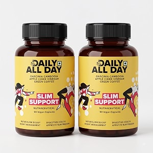 slim support apple cider vinegar capsules with garcinia cambogia green tea amp green coffee ayurvedic weight management for men amp women metabolism amp appetite support 180 capsules pack of 2
