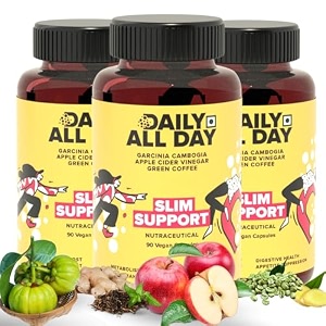 slim support apple cider vinegar capsules with garcinia cambogia green tea amp green coffee ayurvedic weight management for men amp women metabolism amp appetite support 270 capsules pack of 3