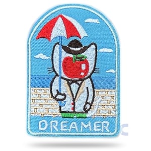 daily crafts embroidered patch iron-on patch diy clothes sticker trim embellishments applique dreamer