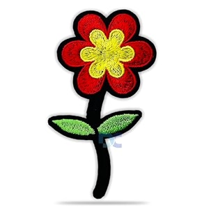 embroidered patch iron-on patch diy clothes sticker trim embellishments applique flower
