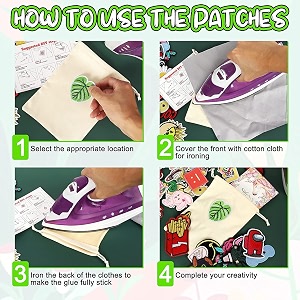 embroidered patch iron-on patch diy clothes sticker trim embellishments applique design 3