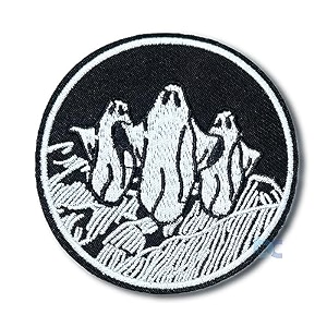 embroidered patch iron-on patch diy clothes sticker trim embellishments applique halloween ghost
