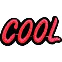 Daily Crafts Embroidered Patch, Iron-on Patch DIY Clothes Sticker Trim Embellishments Applique (Cool)