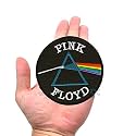 Daily Crafts Embroidered Patch, Iron-on Patch DIY Clothes Sticker Trim Embellishments Applique| Pink Flyod