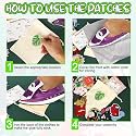 Embroidered Patch, Iron-on Patch DIY Clothes Sticker Trim Embellishments Applique (Design 3)