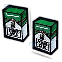 2 Packs Fun Patch Embroidered Applique Patch, Sew-on or Iron-on, 6 cm x 5 cm, Adult, Educational, Clothing Embellishment