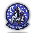 Daily Crafts Grim Reaper Ghost Rider Embroidered Patch, Iron-on Patch DIY Clothes Sticker Trim Embellishments Applique
