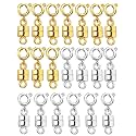Dailyacc Magnetic Necklace Clasps and Closures - Safety 14 K Gold and Silver Jewelry Converters for Bracelets Chain Extender