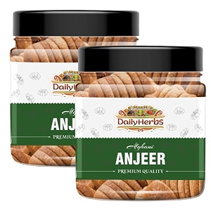 dailyherbs premium afghani anjeer - 250g2500gm  dried figs  natural rich in iron fibre amp vitamins figafghanistan anjir dry fruit jar pack
