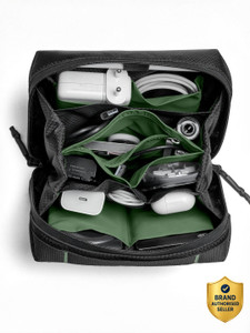 dailyobjects black ripstop vault tech organiser - medium