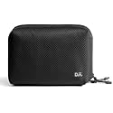 DailyObjects Black Ripstop Vault Tech Gadget Organizer Portable Storage Organizer for USB Cable, Earphone, Power Bank,Charger, Hard Disk & Digital Gadgets, with Pockets - Medium