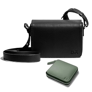 dailyobjects box shoulder sling crossbody bag for women  solid stylish vegan leather purse for girls  durable detachable amp adjustable strap  full size envelope flap with magnetic closure