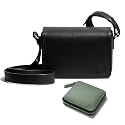 DailyObjects Box Shoulder Sling Crossbody Bag for Women | Solid Stylish Vegan Leather Purse For Girls | Durable Detachable &amp; Adjustable Strap | Full Size Envelope Flap With Magnetic Closure