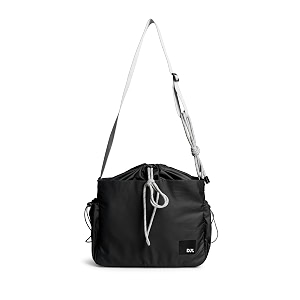 dailyobjects pass womens crossbody satchel bag for travelofficework  ladies purse handbag  drawstring closure with adjustable shoulder strap  water resistant amp lightweight material