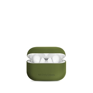 dailyobjects soft silicone skin case cover for airpods pro  highly protective - support wireless charging - shock-absorbing color - green